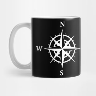 Compass Card Sign Mug